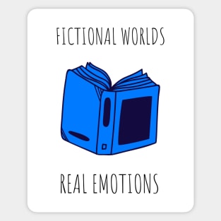 fictional worlds real emotions Sticker